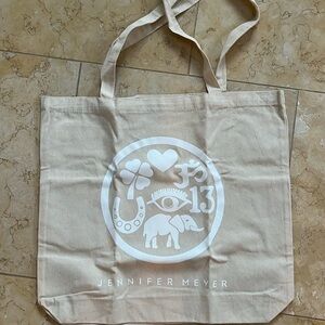 Jennifer Meyer canvas tote.